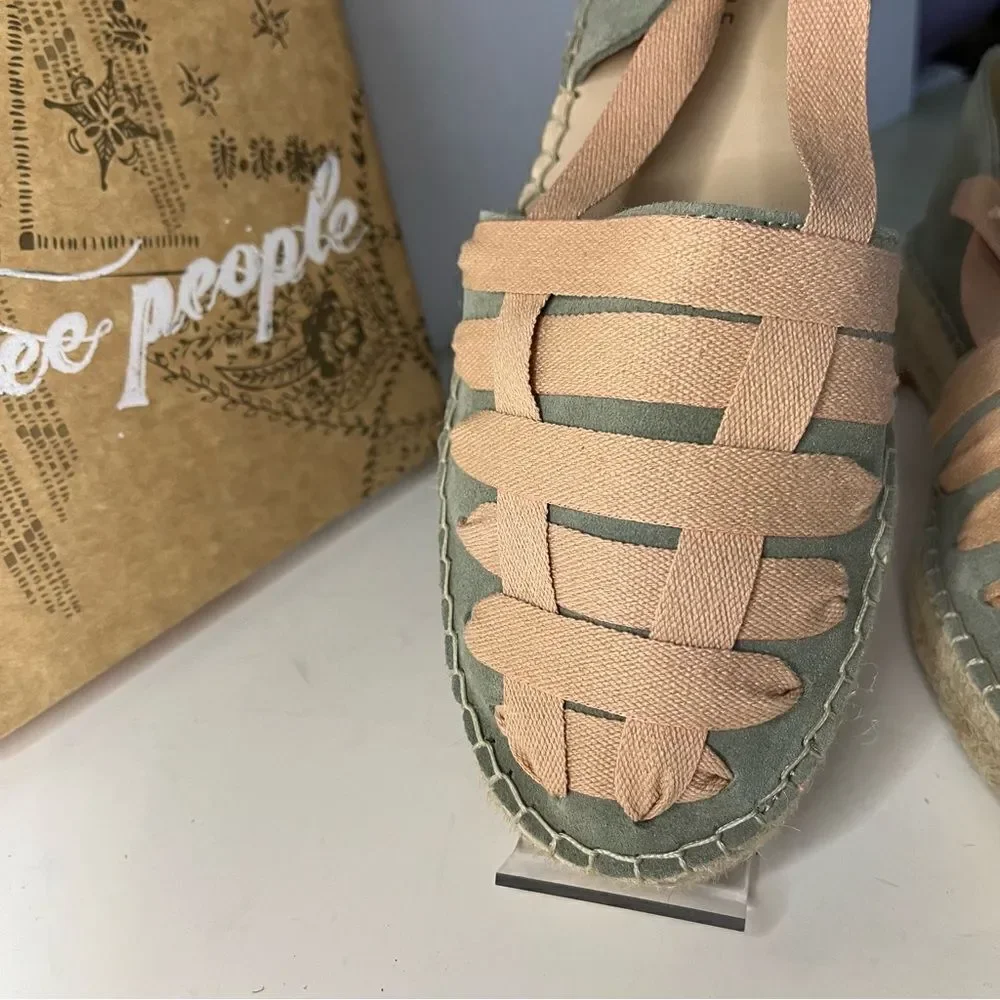 Free People‎ Heat Wave Wrap Ballet Inspired Espadrilles New in Box